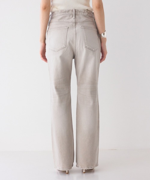 新品★upperhightsブーツカットオフホワイト(22) upper hights ブーツカット デニムパンツ size22/白