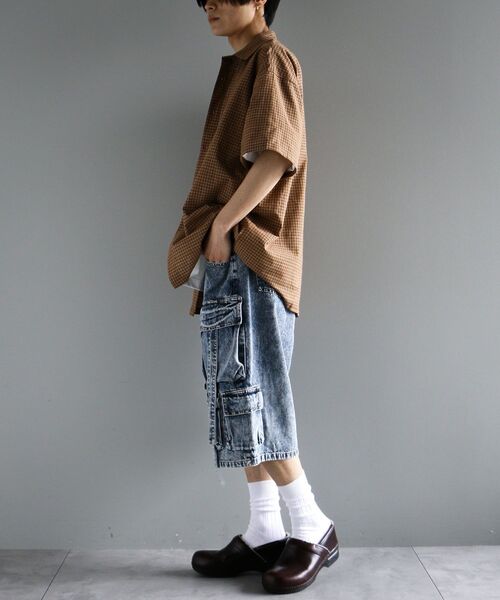 たま3：SIGNATURE8 デニムカーゴパンツ labody 588 デニムカーゴパンツ 桑和 SOWA 春夏作業服 作業着 S～4L 綿