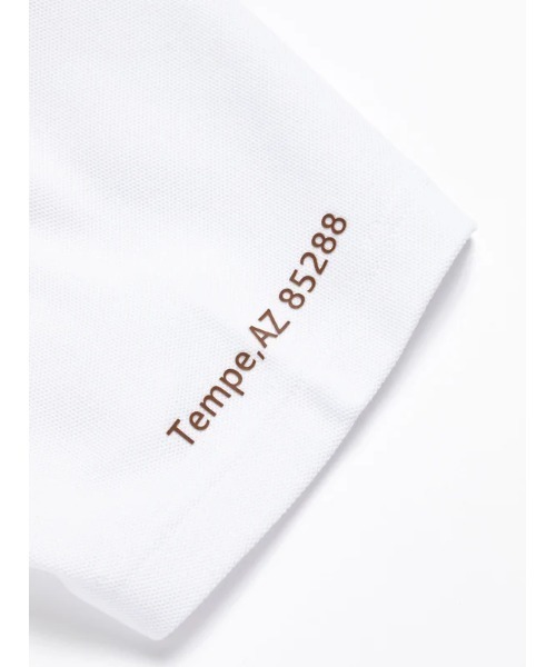 DEVEREUX GOLF tシャツ Classic Logo Rib モックネッククロコTシャツ