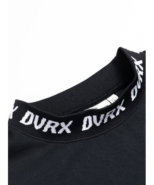 DEVEREUX GOLF tシャツ Classic Logo Rib モックネッククロコTシャツ