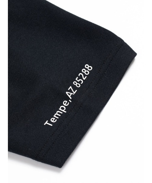 DEVEREUX GOLF tシャツ Classic Logo Rib モックネッククロコTシャツ