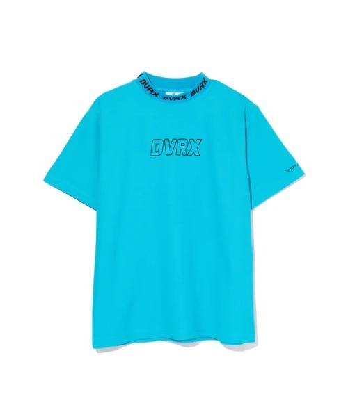 DEVEREUX GOLF tシャツ Classic Logo Rib モックネッククロコTシャツ