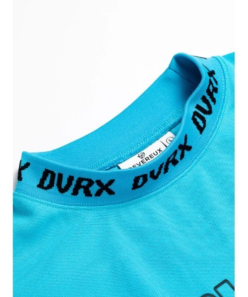 DEVEREUX GOLF tシャツ Classic Logo Rib モックネッククロコTシャツ