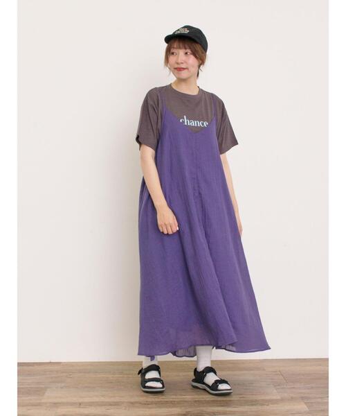 ワンピース　さんまsama Samansa Mos2 ワンピース ボイルキャミワンピース : ZOZOTOWN