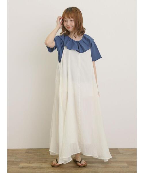 ワンピース　さんまsama Samansa Mos2 ワンピース ボイルキャミワンピース : ZOZOTOWN