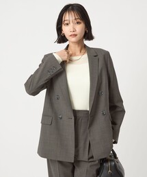 美肌✨green label relaxing　ダブルブレストジャケット金ボタン 洗える金ボタンダブルブレストジャケット 通販【ニッセン】