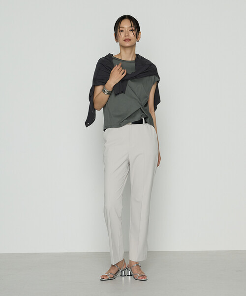 COMME CA（コムサ） カーディガン モダールコットン14G天竺 ニット