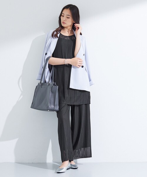 INDIVI（インディヴィ） パンツ 「洗える／セットアップ可能」ラッセル