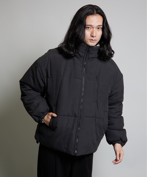 MandO（エムオー） ブルゾン アウター 2WAYピーチ起毛*ナイロンテック