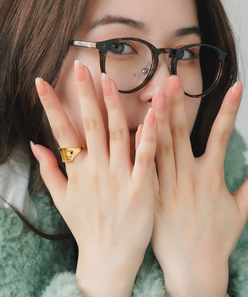 SoireeO フラワーリング サイズ：13号 ゴールド K10 ピンクゴールド ダイヤモンド フラワー リング – Milluflora