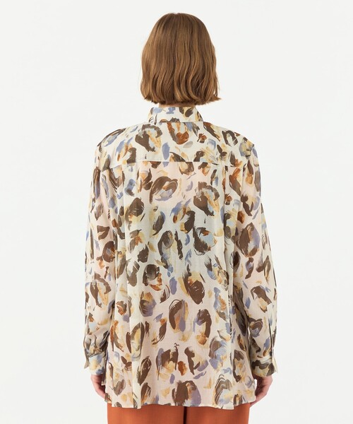 Ballsey（ボールジィ） ブラウス シャツ ドロップシェルプリント