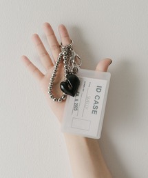 SMELLY（スメリー） キーホルダー クリアケースハートセットキー