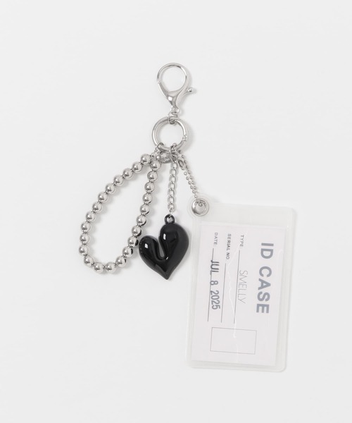 SMELLY（スメリー） キーホルダー クリアケースハートセットキー