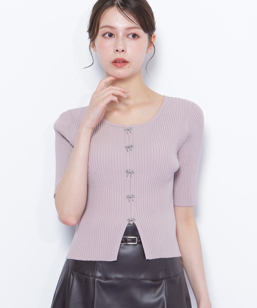 人気完売品♡新品‼︎ジルバイジルスチュアートリボンリブニット♡ JILL by JILL STUART（ジルバイジルスチュアート） ニット セーター