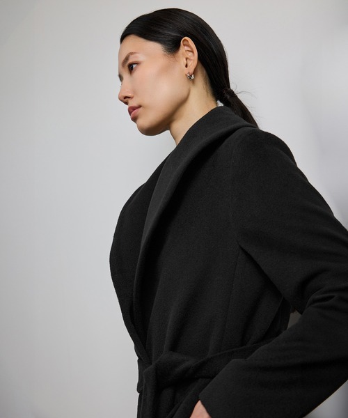 ROPE'（ロペ） ステンカラーコート コート プレミアムカシミヤ