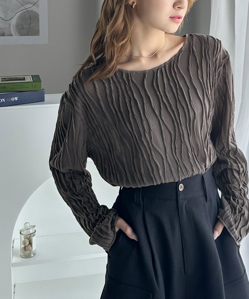 「classicalelf」 長袖カットソー LARGE アイボリー レディース