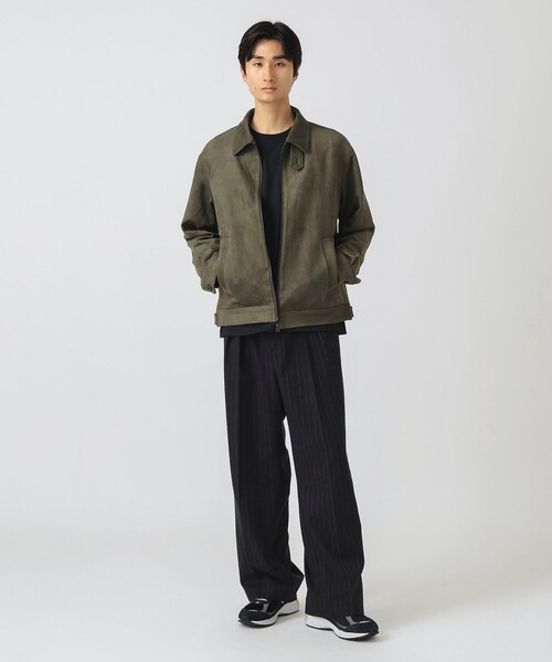 UNUSED グレー ジップアップジャケット　BEAMS UNUSED グレー ジップアップジャケット BEAMS