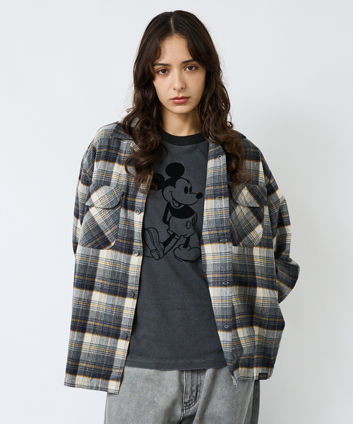 ペンドルトン オープンカラー チェック シャツ コート PENDLETON(ペンドルトン) open collar tartan check shirt