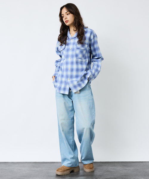 PENDLETON ボードシャツ オンブレチェック L PENDLETON - Pendleton 1960s オンブレチェック ウールボード