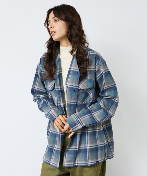 PENDLETON ボードシャツ オンブレチェック L PENDLETON - Pendleton 1960s オンブレチェック ウールボード