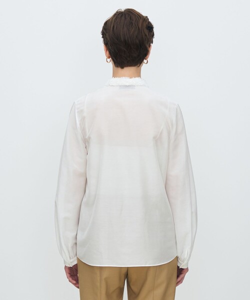 タグ付き【TOMORROWLAND collection】コットンシルクブラウス TOMORROWLAND collection ブラウス シャツ コットンシルク