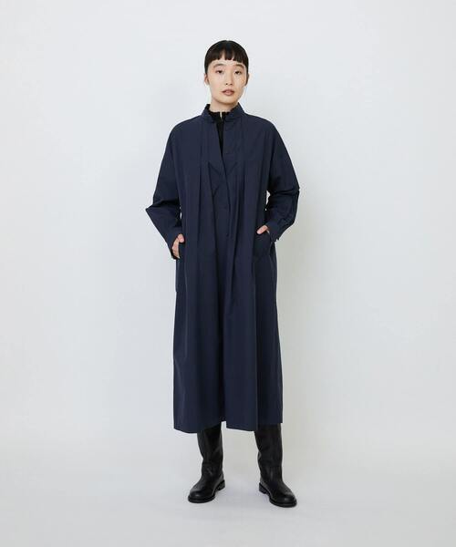 LOISIR シャツワンピース コットンポプリンシャツワンピース
