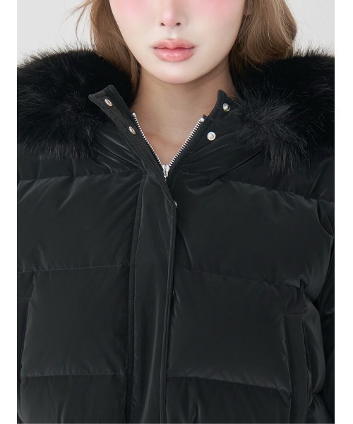 Darich レディーダウンショートコート 黒 ダーリッチ Darich レディミディダウンコート （ブラック