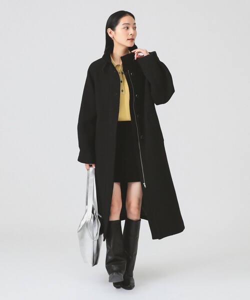 Ray BEAMS（レイ ビームス） コート アウター スタンドカラー シングル