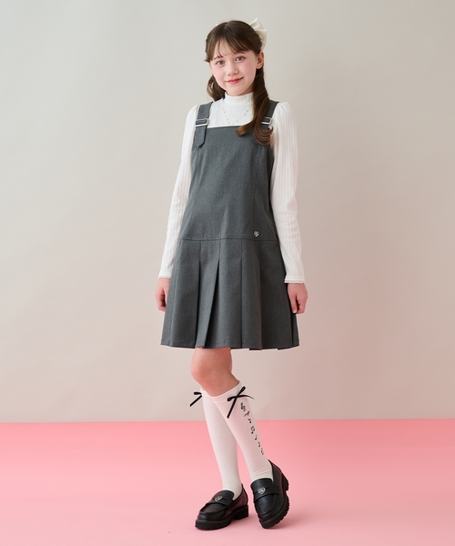 ジャンパースカート プリーツジャンパースカート キッズ 子供服 女の子