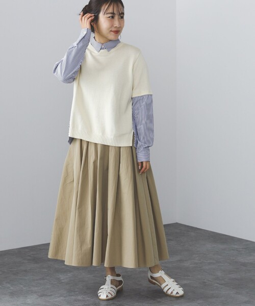 「BEAMS HEART」 長袖ブラウス FREE ミント レディース_画像7