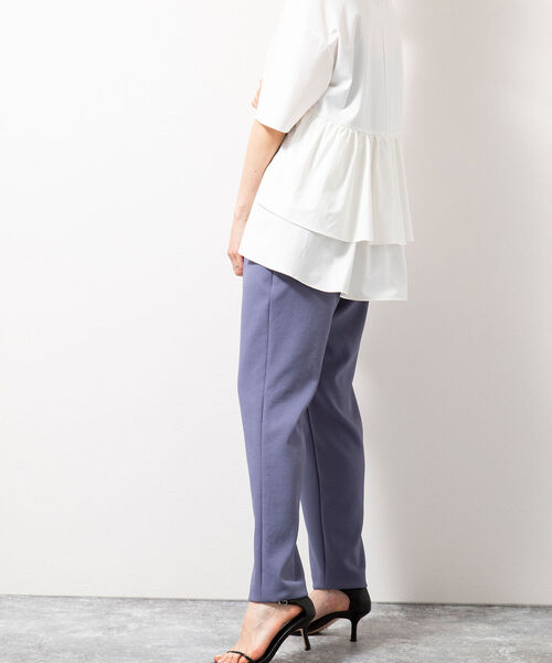 「NOLLEY'S」 半袖カットソー 38 ネイビー レディース_画像4