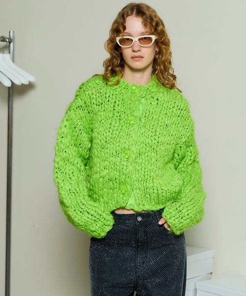 MAISON SPECIAL（メゾンスペシャル） カーディガン Hand Slub Knit