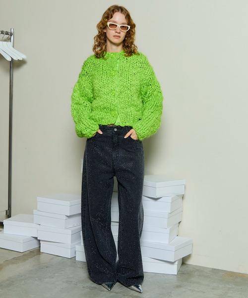 MAISON SPECIAL（メゾンスペシャル） カーディガン Hand Slub Knit