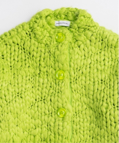 MAISON SPECIAL（メゾンスペシャル） カーディガン Hand Slub Knit