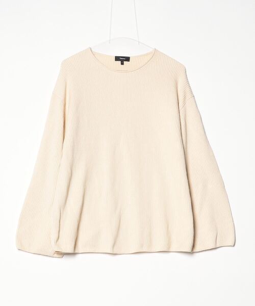 Theory セオリー トップス S ベージュ レディース theory（セオリー） 」 長袖ニット S ベージュ レディース : ZOZOTOWN