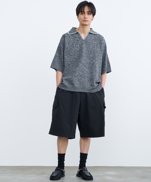 「SINSS」 カーゴパンツ LARGE ネイビー メンズ_画像6