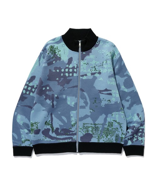 XLARGE（エクストラ ラージ） セーター ニット GEOMETRIC ZIP UP KNIT