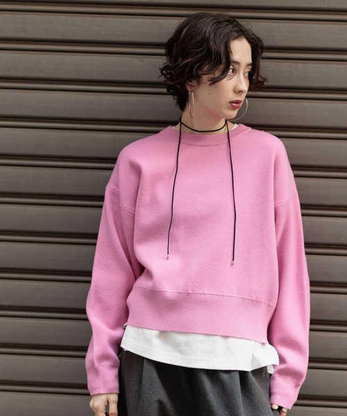 George's ニット セーター スウェットライクニット レディース