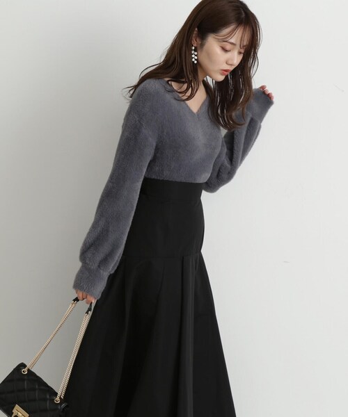 「PROPORTION BODY DRESSING」 フレアスカート SMALL ブラック レディース_画像4