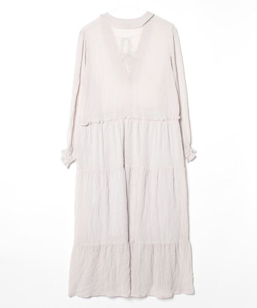 「Ebonyivory」 長袖ワンピース FREE ベージュ レディース_画像2