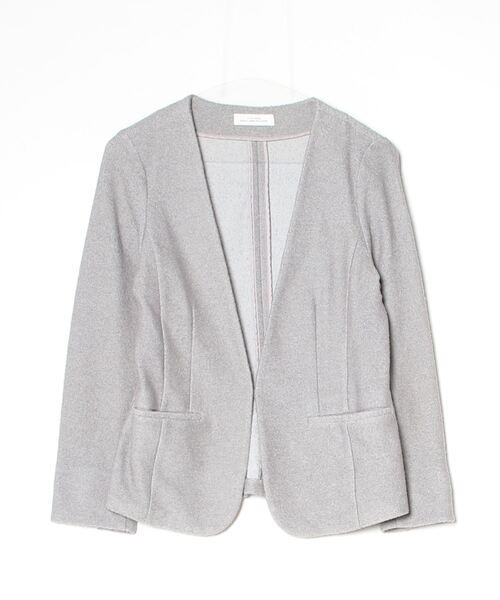 美品 グリーンレーベルリラクシング ノーカラー ジャケット ワイドパンツ 38 green label relaxing（グリーンレーベルリラクシング） ノーカラー