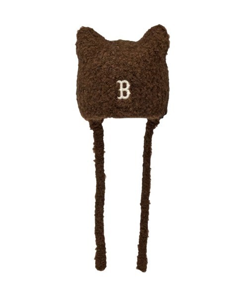 r*.様 MLB 猫耳ニット帽 r*.様 MLB 猫耳ニット帽 MLB KOREA 猫耳ニット帽 新品未開封 ビーニー