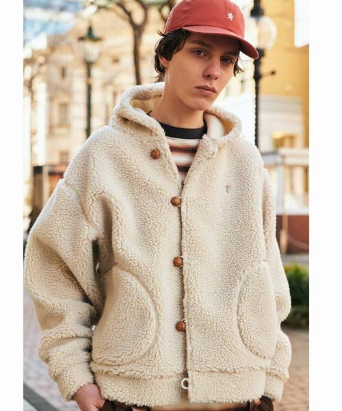 GYMPHLEX（ジムフレックス） コート ジャケット | ボア フード