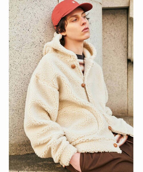 GYMPHLEX（ジムフレックス） コート ジャケット | ボア フード