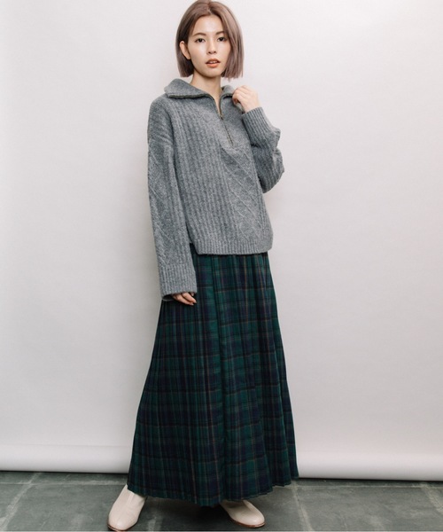 refinedworks」 長袖ニット FREE 杢グレー レディース : ZOZOTOWN