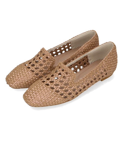 「WA ORiental TRaffic」 フラットパンプス 37 ゴールド レディース_画像7