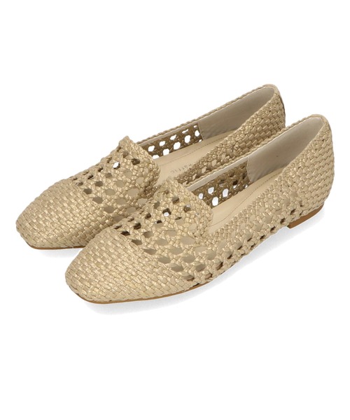 「WA ORiental TRaffic」 フラットパンプス 37 ゴールド レディース_画像8