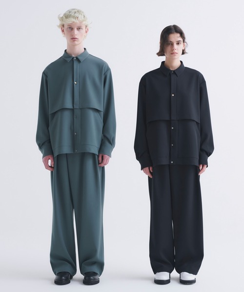 スラックス【CULLNI/クルニ】 CULLNI（クルニ） スラックス 別注 BELTED TAPERD PANTS メンズ