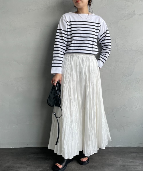 ミズイロインド ボリュームフレアロングスカート ブラック フリーサイズ mizuiroind（ミズイロインド） ボリューム フレア スカート