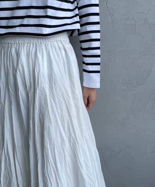 mizuiroind（ミズイロインド） スカート ボリュームフレアロング